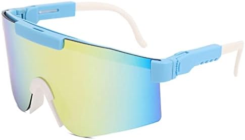 Tuecota Sports Sunglasses, Polarized Sunglasses, UV400 Protection Cycling Glasses, Sports Glasses goggles for Men Women
