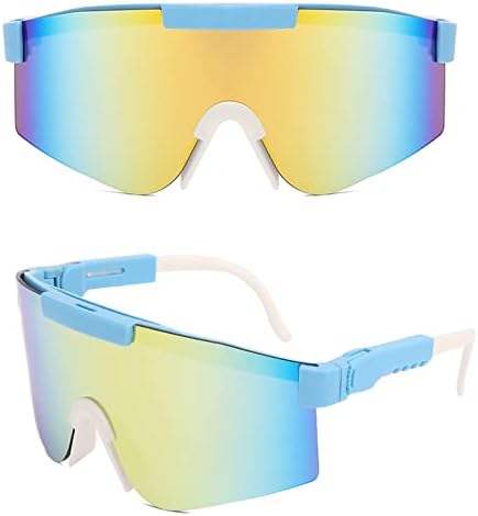 Tuecota Sports Sunglasses, Polarized Sunglasses, UV400 Protection Cycling Glasses, Sports Glasses goggles for Men Women - Image 2