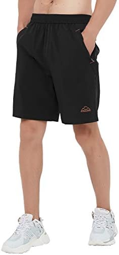 TBMPOY Men's 7'' Running Hiking Shorts Quick Dry Athletic Gym Outdoor Sports Short Zipper Pockets - Image 3