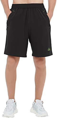 Rdruko Men's Quick Dry Hiking Shorts Lightweight Running Gym Outdoor Active Shorts with Zipper Pockets - Image 4