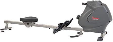 Sunny Health & Fitness Multi-Function Premium Magnetic Rowing Machine, Bicep Curls, Upward Rows, Seated Rows, Foldable Slide Rails, Digital Monitor and Optional Bluetooth with Exclusive SunnyFit App - Image 2