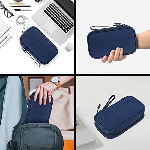 Electronic Accessories Case, Universal Cable Cord Holder Organizer/Electronic Case, Waterproof Portable Cable Organizer Bag, USB Flash Drives Bag, Cable case Bag, USB Case Organizer,USB Charger Bag - Image 7