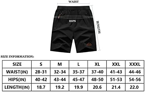 Rdruko Men's Quick Dry Hiking Shorts Lightweight Running Gym Outdoor Active Shorts with Zipper Pockets - Image 7