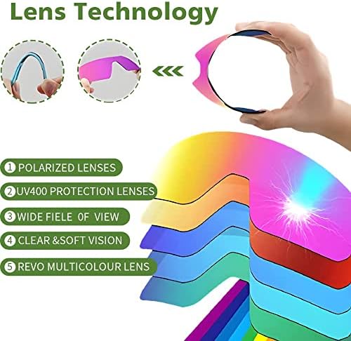 Polarized Sports Sunglasses Youth UV400 Cycling Glasses Outdoor Recreation Windproof Goggles for Women and Men - Image 4