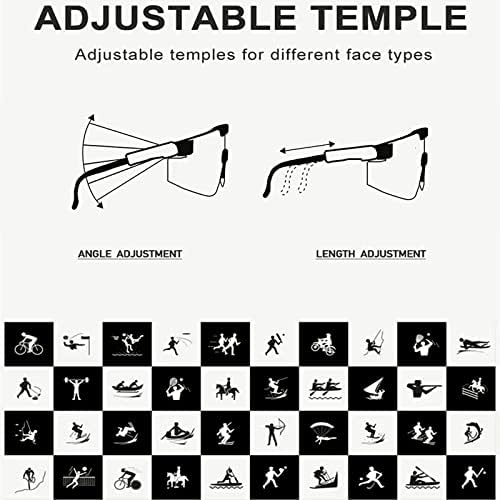 Tuecota Sports Sunglasses, Polarized Sunglasses, UV400 Protection Cycling Glasses, Sports Glasses goggles for Men Women - Image 6