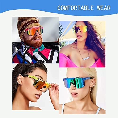 Polarized Sports Sunglasses Youth UV400 Cycling Glasses Outdoor Recreation Windproof Goggles for Women and Men - Image 5