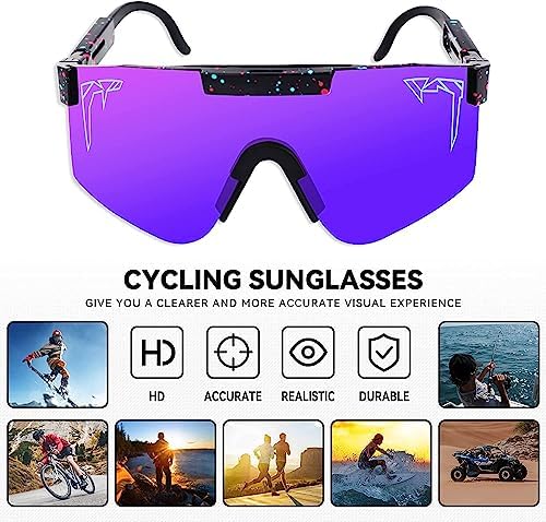 Polarized Sports Sunglasses Youth UV400 Cycling Glasses Outdoor Recreation Windproof Goggles for Women and Men - Image 9