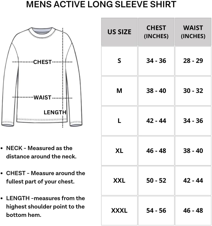 Real Essentials 4 Pack: Men's Dry-Fit Moisture Wicking Performance Long Sleeve T-Shirt, UV Sun Protection Outdoor Active Top - Image 5