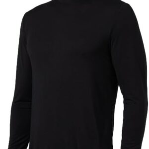 32 Degrees Heat Men's Lightweight Mock Base Layer Thermal Top | Form Fitting | Long Sleeve| 4-Way Stretch