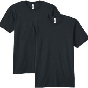 American Apparel Adult Tri-Blend Style GTR401 Track T-Shirt (2-Pack)