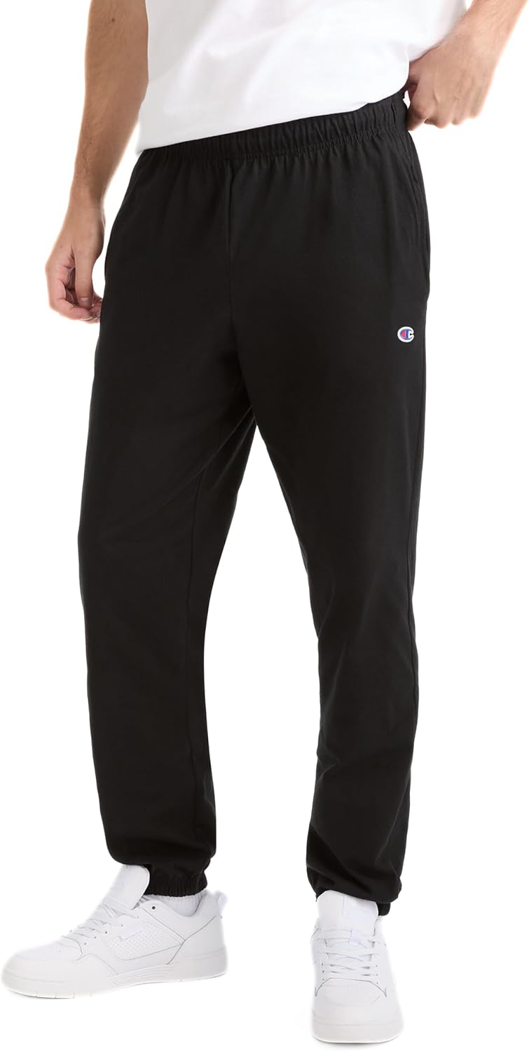 Champion Men's Pants, Everyday Cotton, Lightweight Lounge, Knit Pants for Men (Reg. Or Big & Tall)