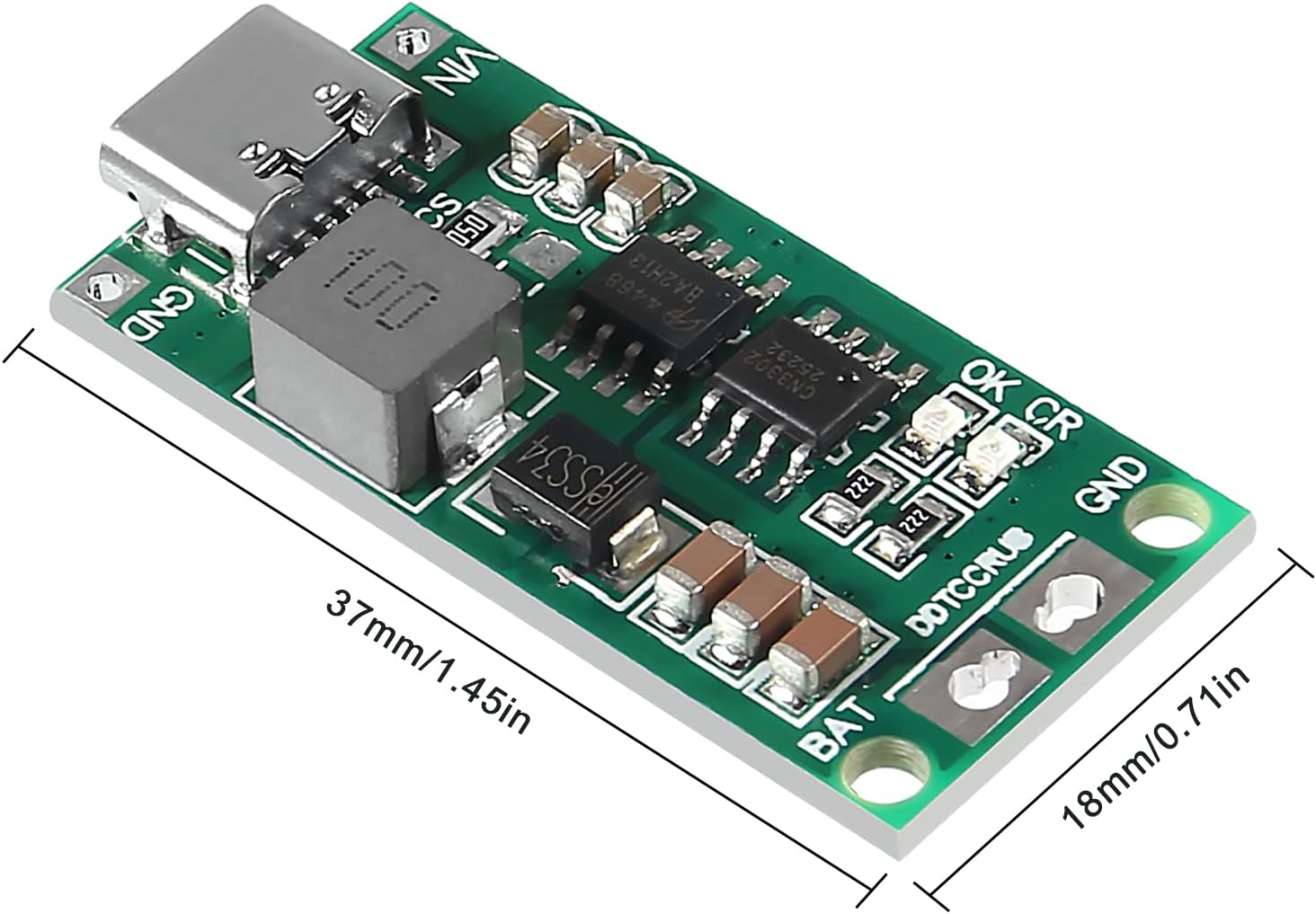 Multi-Cell 2S 3S 4S Type-C to 8.4V 12.6V 16.8V Step-Up Boost LiPo Polymer Li-Ion Charger 7.4V 11.1V 14.8V 18650 Lithium Battery (2S-2A) - Image 6