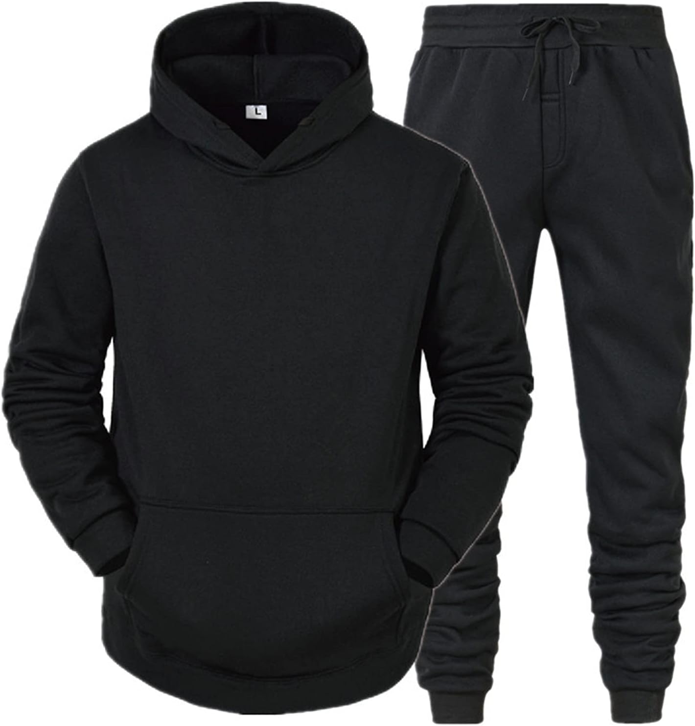 Mens Tracksuit 2 Piece Hoodie, Mens Hoodie Sweatsuit Sets Jogging Suits Long Sleeve Pullover Hoodies Sets Casual Outfits - Image 2