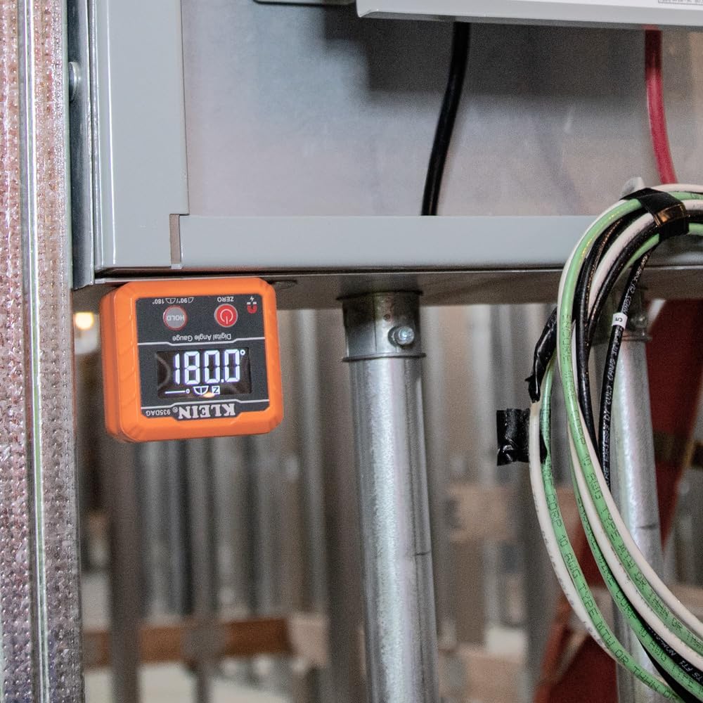 Klein Tools 935DAG Digital Electronic Level and Angle Gauge, Measures 0 - 90 and 0 - 180 Degree Ranges, Measures and Sets Angles - Image 11