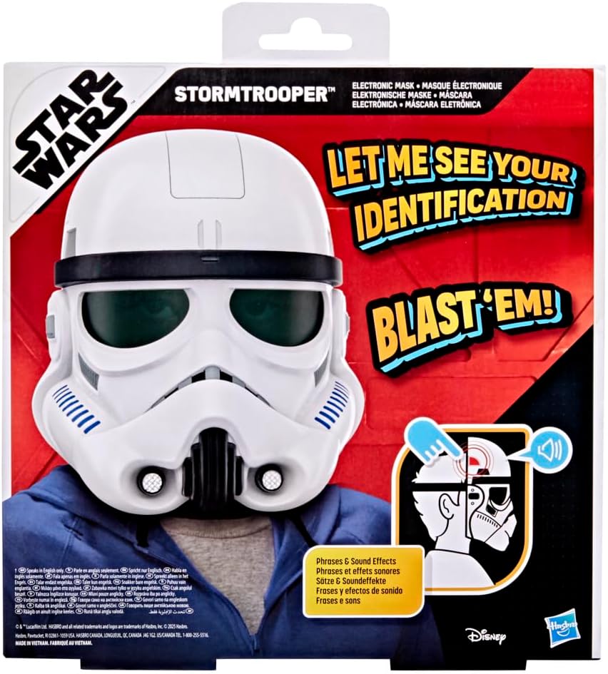 STAR WARS Stormtrooper Electronic Mask with Phrases & Sound Effects, Costume for Kids, Toys for Boys & Girls Ages 5+ - Image 6