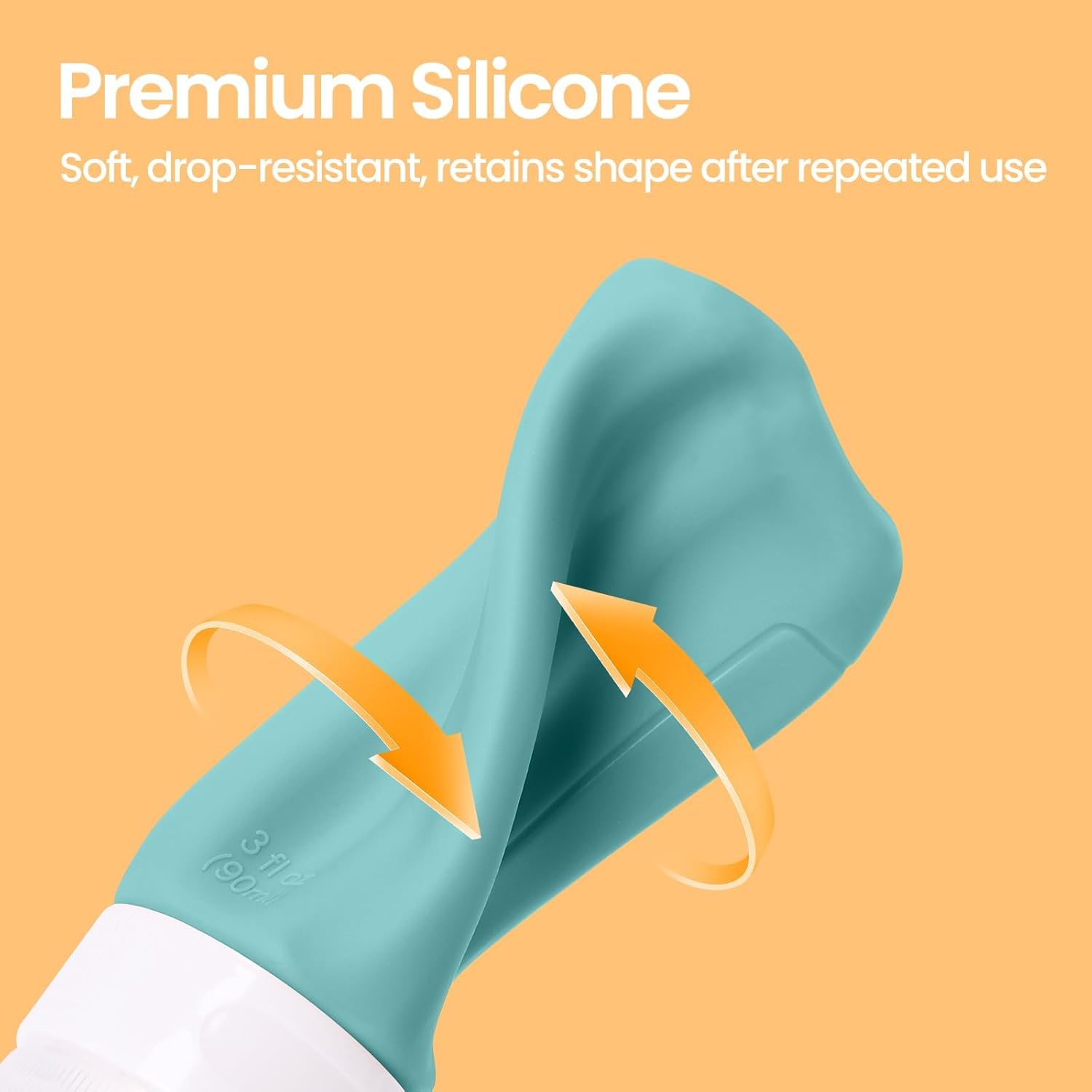 17Pack Travel Containers for Toiletries, TSA Approved Silicone Travel Shampoo and Conditioner Bottles, Leak Proof Refillable Squeeze Bottles Traveling Essentials for Women & Men - Multicolored - Image 4