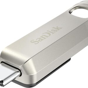 SanDisk 256GB Ultra Luxe USB Type-C Flash Drive - Up to 400MB/s, USB 3.2 Gen 1, Premium Metal Design - SDCZ75-256G-G46