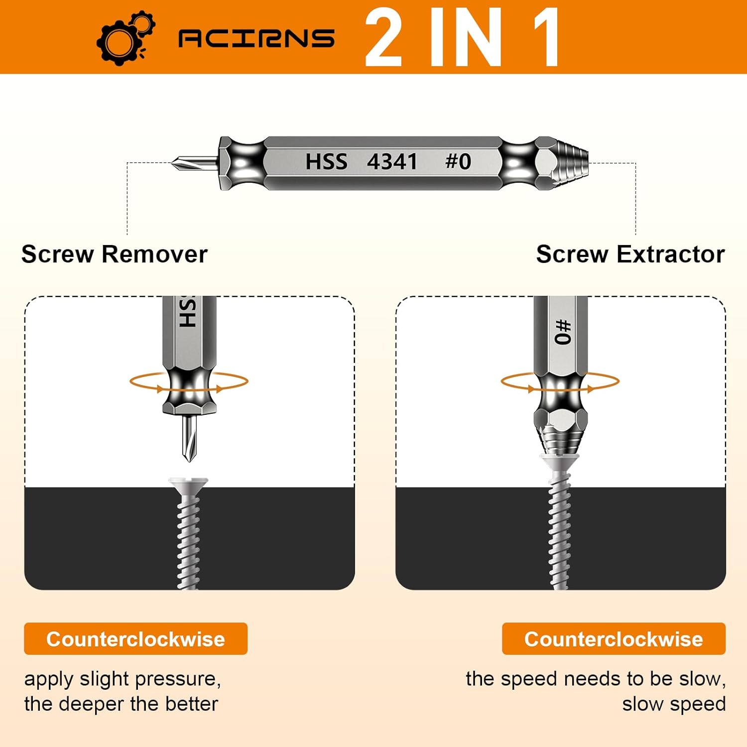 Gifts for Men,9 Pcs Damaged Screw Extractor Set,White Elephant Gifts for Adults Dad,Christmas Stocking Stuffers for Adults Men Him,Cool Stuff Gadgets for Removing Stripped Broken Screws,Mens Gifts - Image 6