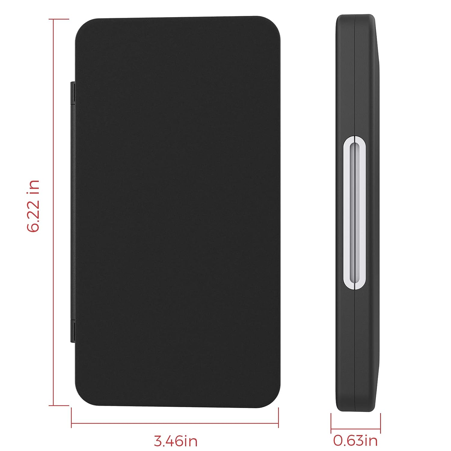 HEIYING Switch Game Card Case for Switch 2 & OLED & Lite,Portable Black Memory Storage Holder with 24 Game Card Slots and 24 Micro SD Cards Slots for Easy carrying - Image 5