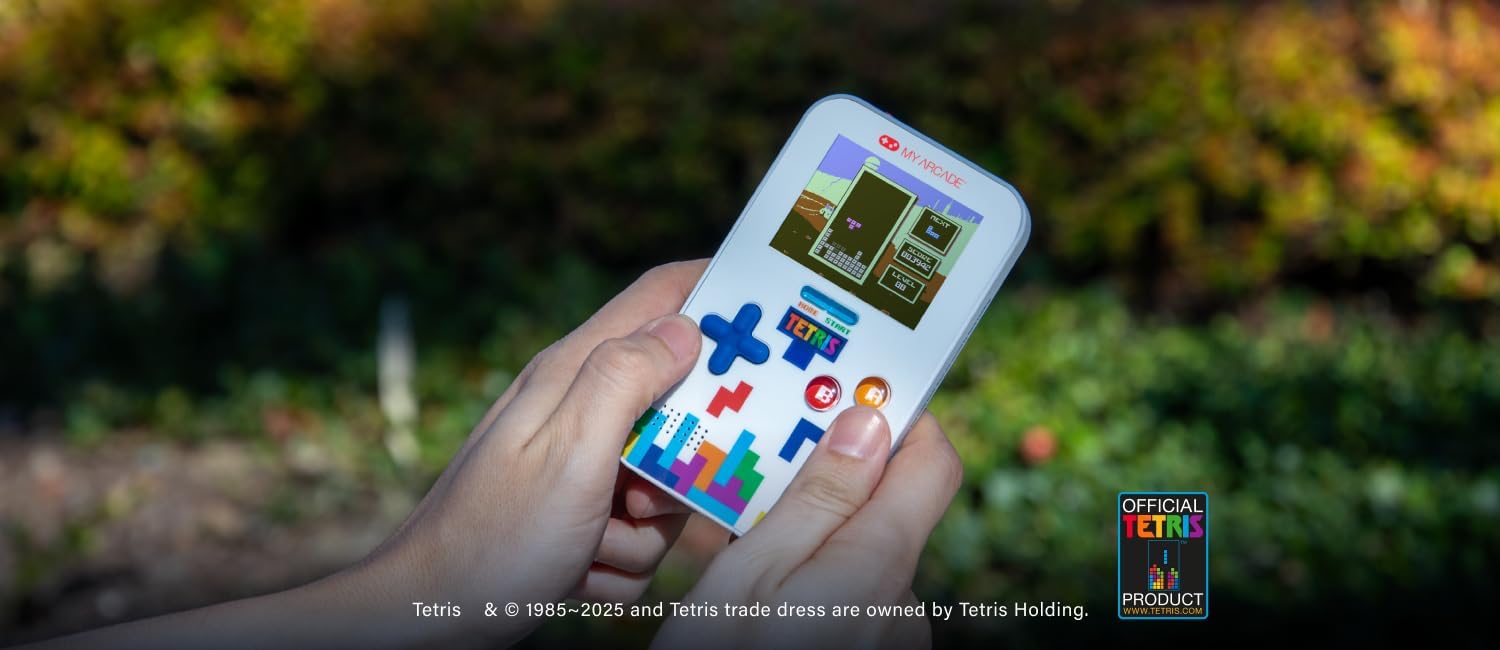 My Arcade Tetris Go Gamer : Retro Video Game, Handheld Tetris Console with 301 Games for Kids and Adults, 2.5 Inch Screen - Image 5