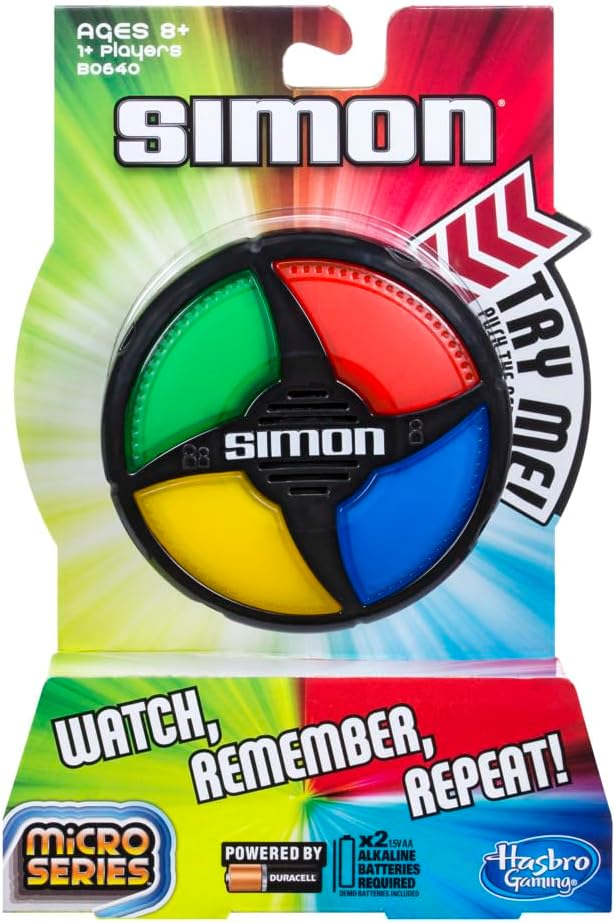 Hasbro Gaming Simon Micro Series Electronic Game for 1 or More Players, Classic Simon Gameplay in a Compact Size, Fun Party Game for Kids Ages 8+ - Image 3