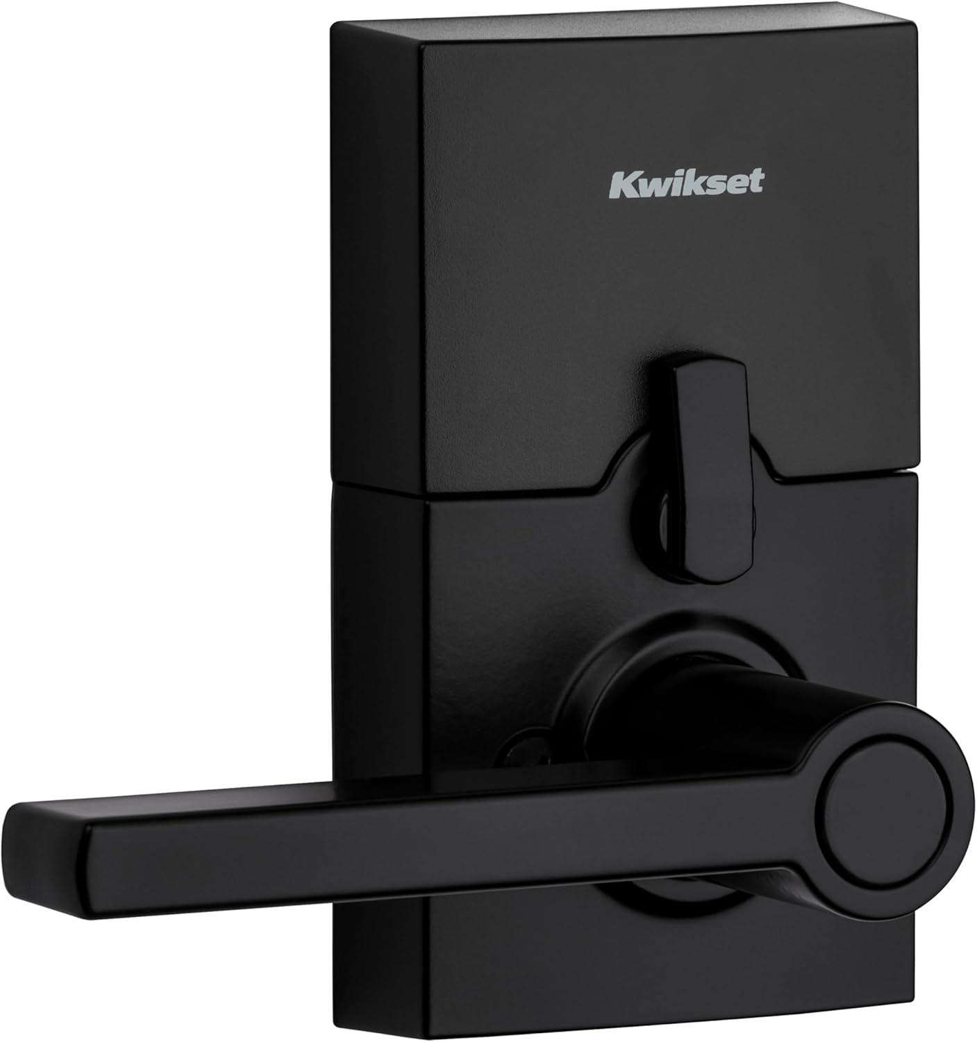 Kwikset SmartCode 917 Keypad Keyless Entry Residential Electronic Lever Lock Deadbolt Alternative with Halifax Door Handle, SmartKey Security, Matte Black Contemporary - Image 3