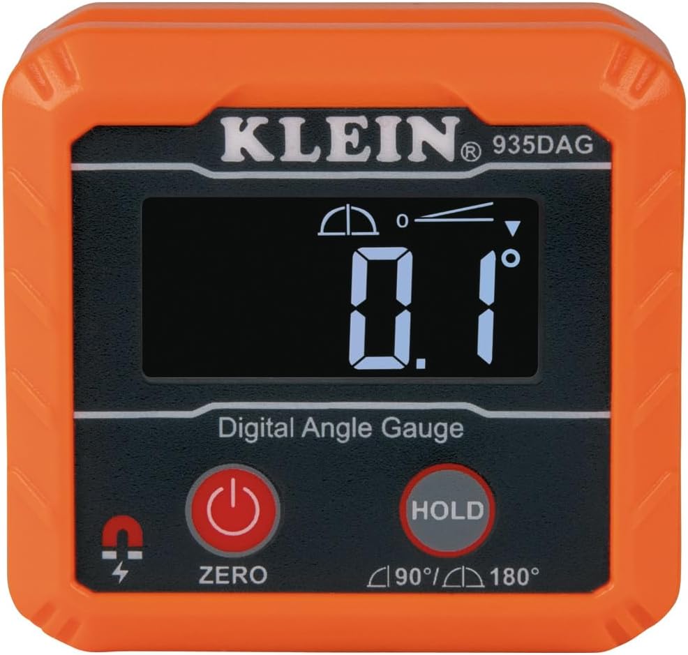 Klein Tools 935DAG Digital Electronic Level and Angle Gauge, Measures 0 - 90 and 0 - 180 Degree Ranges, Measures and Sets Angles - Image 15