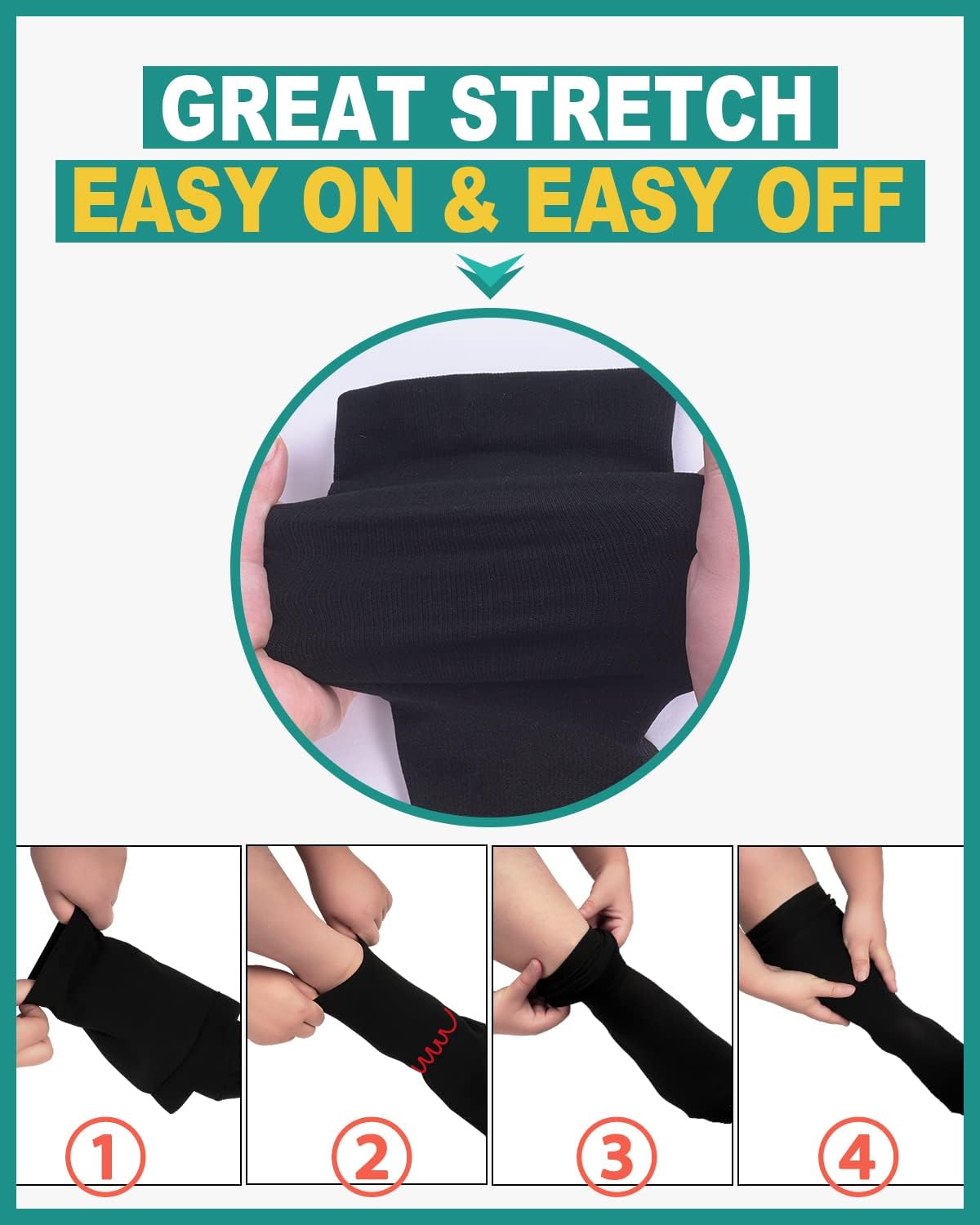 Aoliks Compression Socks for Women & Men Wide Calf, Plus Size Extra Large Knee High Support Socks - Image 3