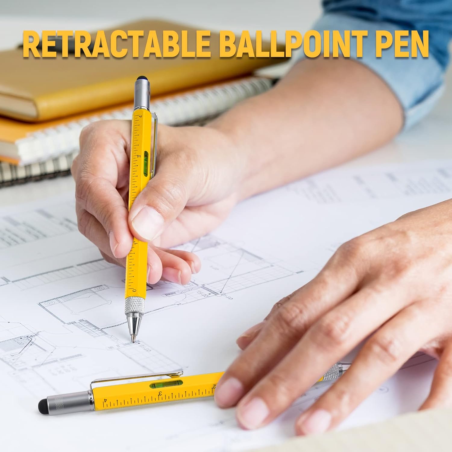 BIIB Stocking Stuffers for Adults Men Him, Multitool Pen Gifts for Men Dad Grandpa Him, Dad Mens Gifts for Christmas, Mens Stocking Stuffers 2025, White Elephant Gifts for Adults DIY Handyman Gadgets - Image 7