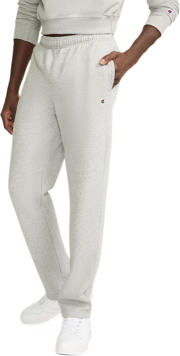 Champion Men's Sweatpants, Fleece, Open-bottom Sweatpants for Men (Reg. Or Big & Tall)