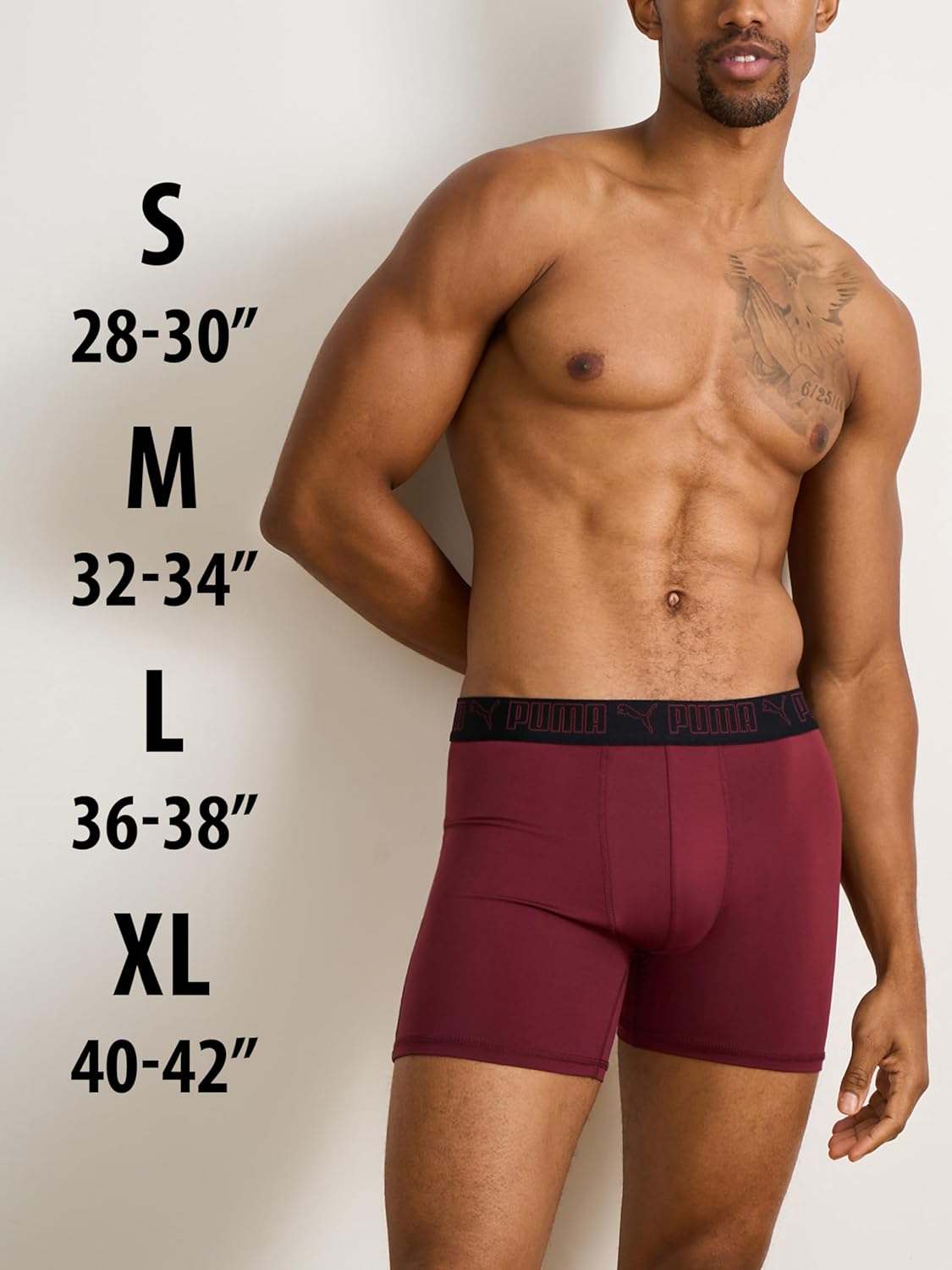 PUMA mens 5 Pack Performance Boxer Briefs - Image 6