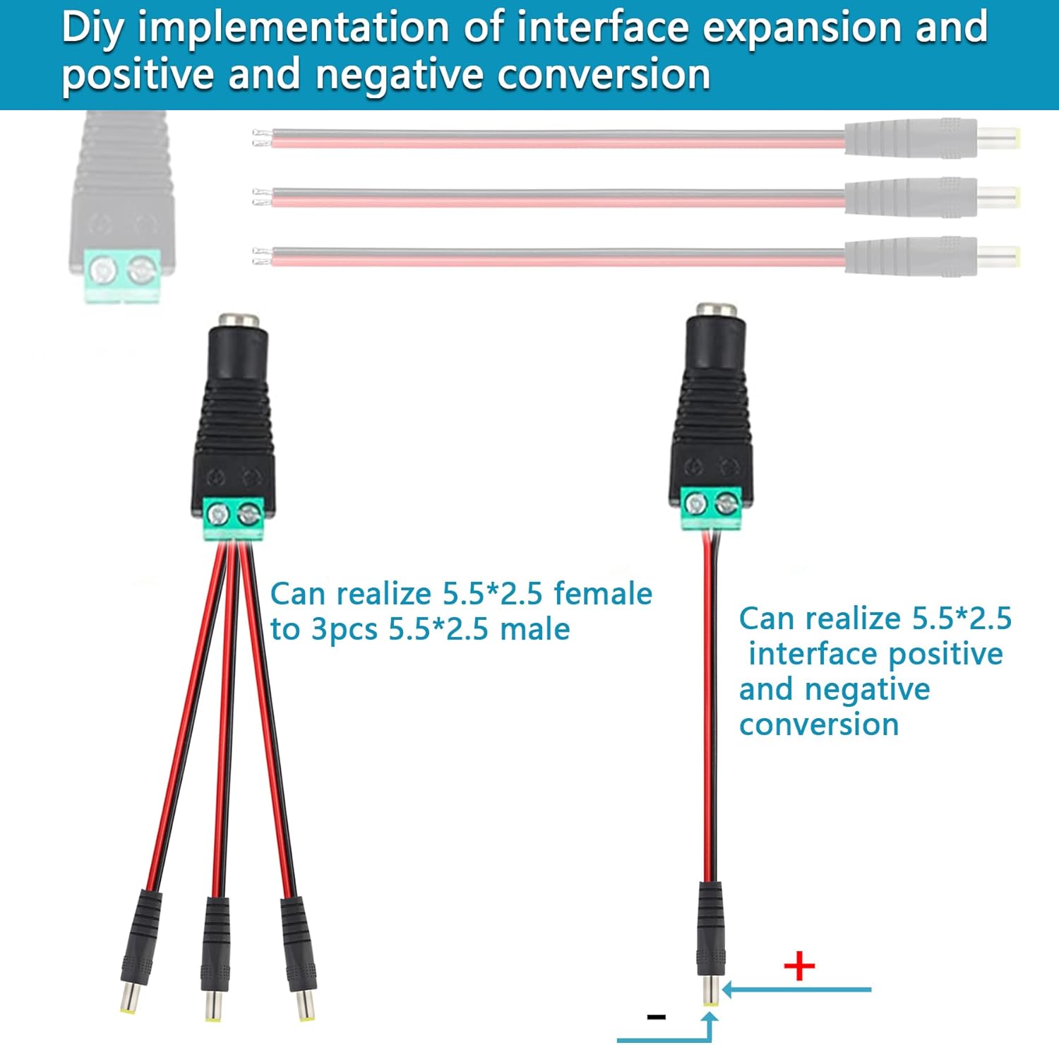 72W Power Supply Adjustable DC 3V ~ 24V Variable Universal Switching AC/DC Adapter Minidodoca AC to DC Converter with LED Voltage Display and 13 Tips, for 3V to 24V Household Electronics - 3000mA Max - Image 6