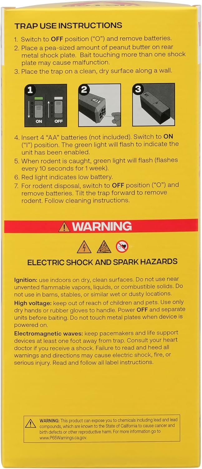 Victor M241B Indoor Electronic Rat Trap, Humane Electric Rat Traps Indoor for Home, No Touch, No See Traps - Image 9