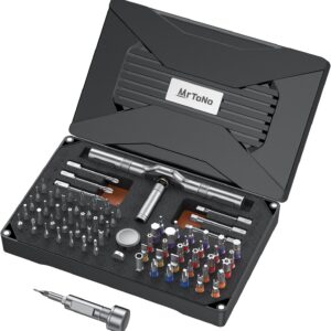 74 in 1 Magnetic Screwdriver Set, Ratchet Screw driver Set, Multi Bit Screwdriver Set with Detachable Handle, Repair Tool Kit for Furniture, Precision Electronics, Bicycle, Watch, DIY, Computer