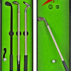 Golf Pen Desktop Games - Funny Gifts for Golfers, Coworkers, Boss - Stocking Stuffers