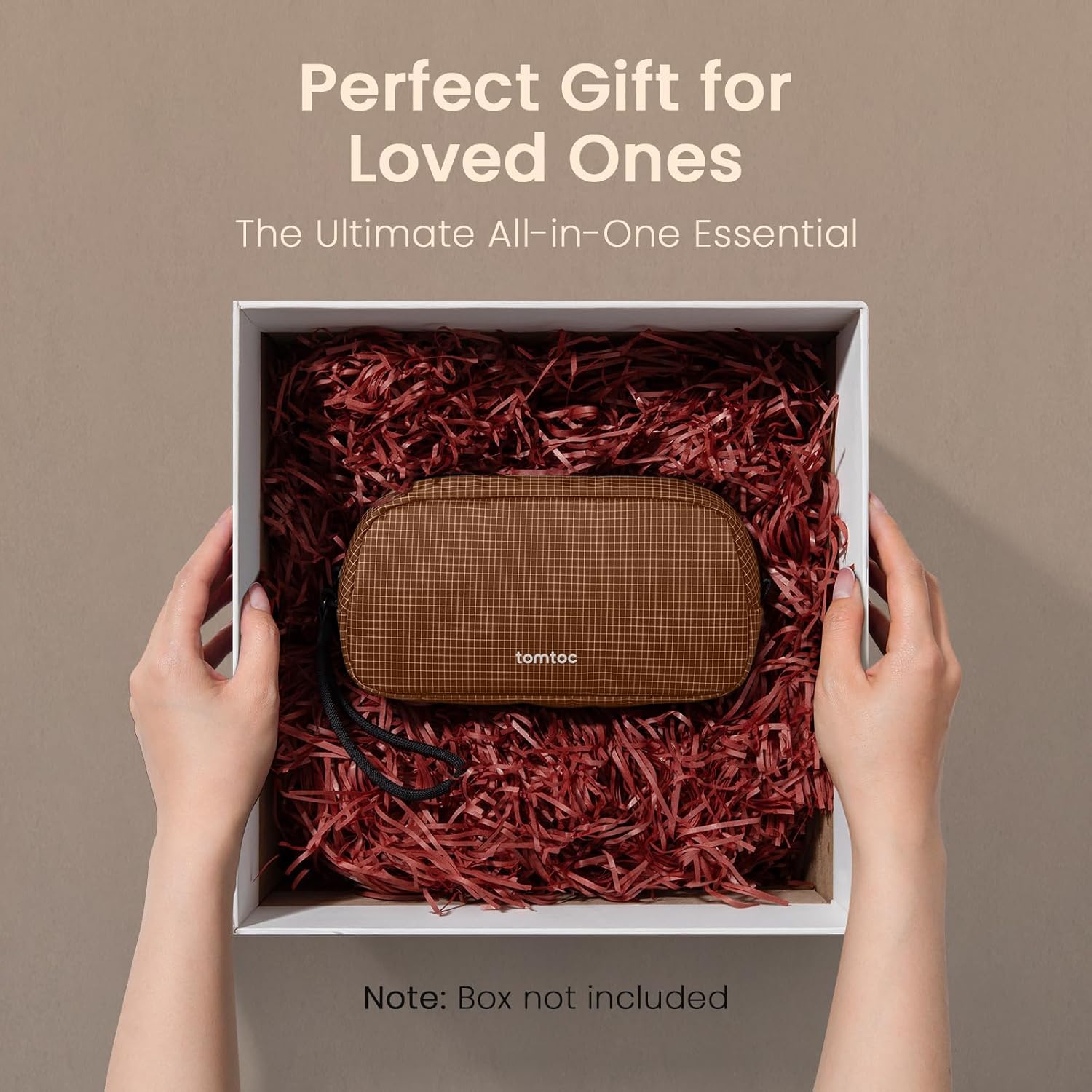 tomtoc Electronics Organizer Travel Case Performance, Water Resistant Bag Cable Tech Pouch Accessories, Carry Storage for Cord, Phone, Cables, Airpods, USB Flash Drive, Daily Items - Image 8