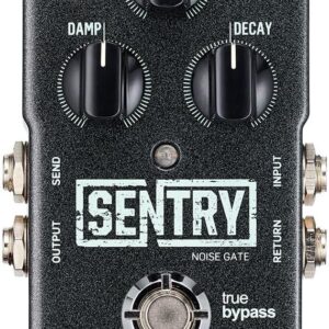 TC Electronic SENTRY NOISE GATE Multiband Noise-Gating Pedal with Hard-Gate Mode and Built-In TonePrints