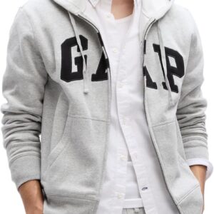 GAP Logo Heritage Hoodie Hooded Full Zip Sweatshirt