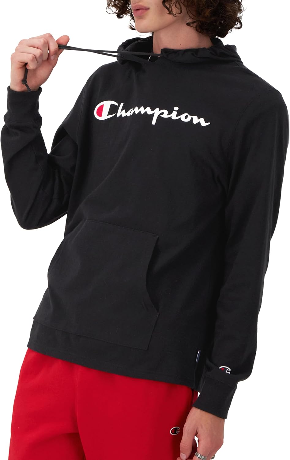 Champion Men's Long Sleeve T-shirt Hoodie (Retired Colors) - Image 4