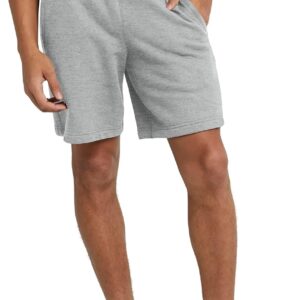 Hanes Mens Originals Sweat Shorts, Midweight Fleece Shorts with Pockets, 8"