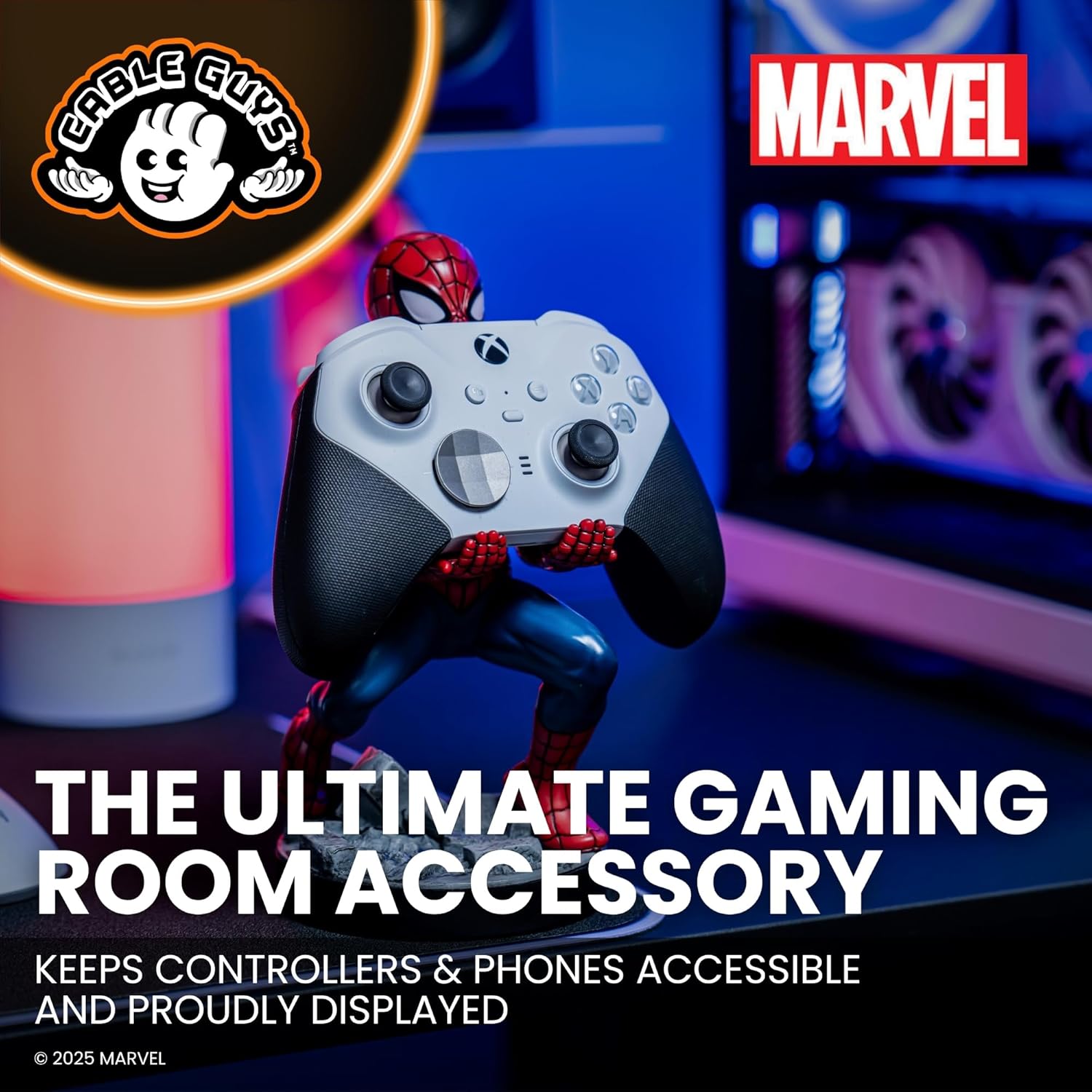 Cable Guys - Spider-Man Classic Accessory Holder for Gaming Controllers and Smartphones (Electronic Games////) - Image 3