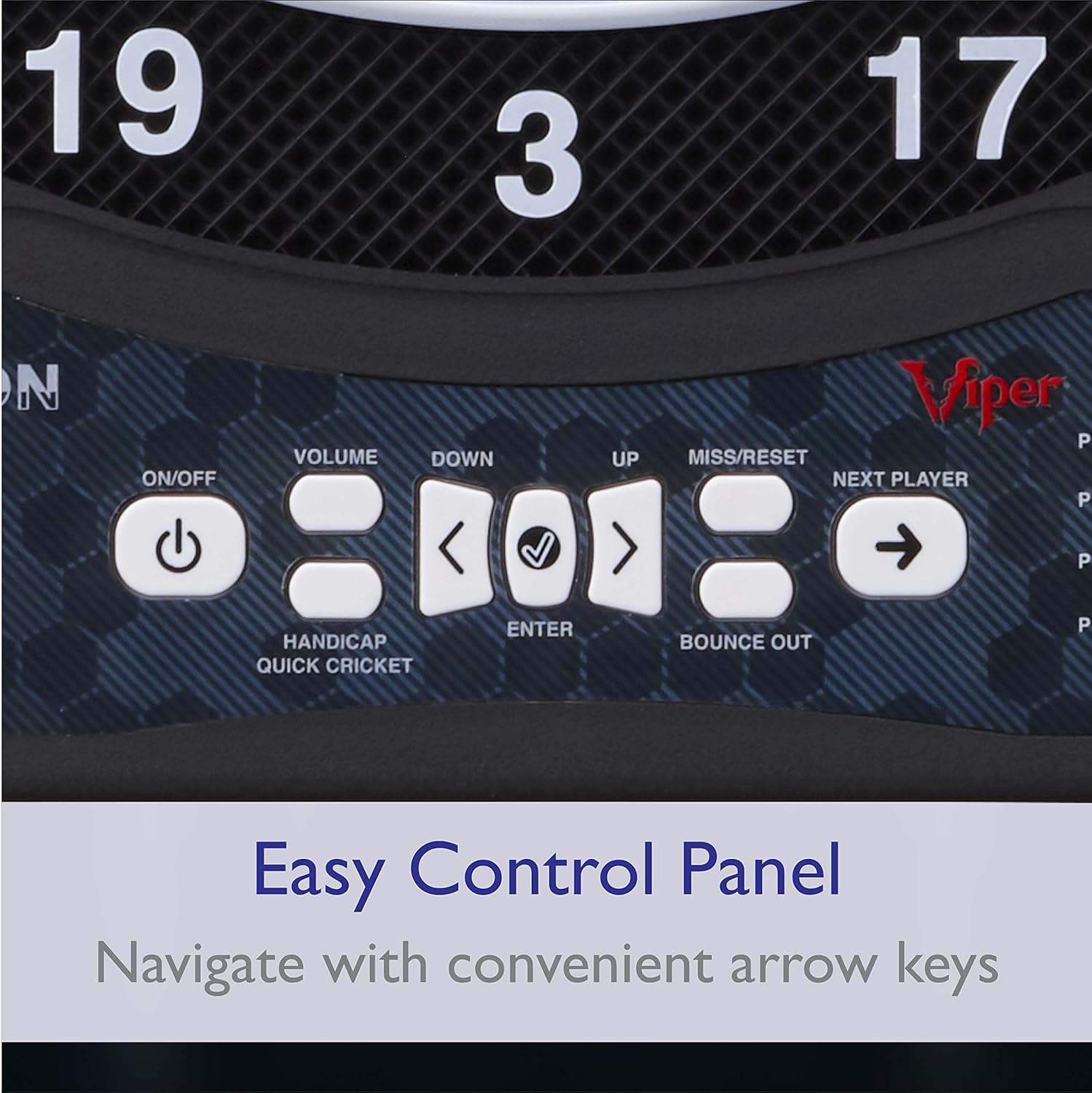 Viper Ion Electronic Dartboard, Illuminated Segments, Light Based Games, Green and Blue Segment Colors, Ultra Thin Spider to Increased Scoring Area - Image 9