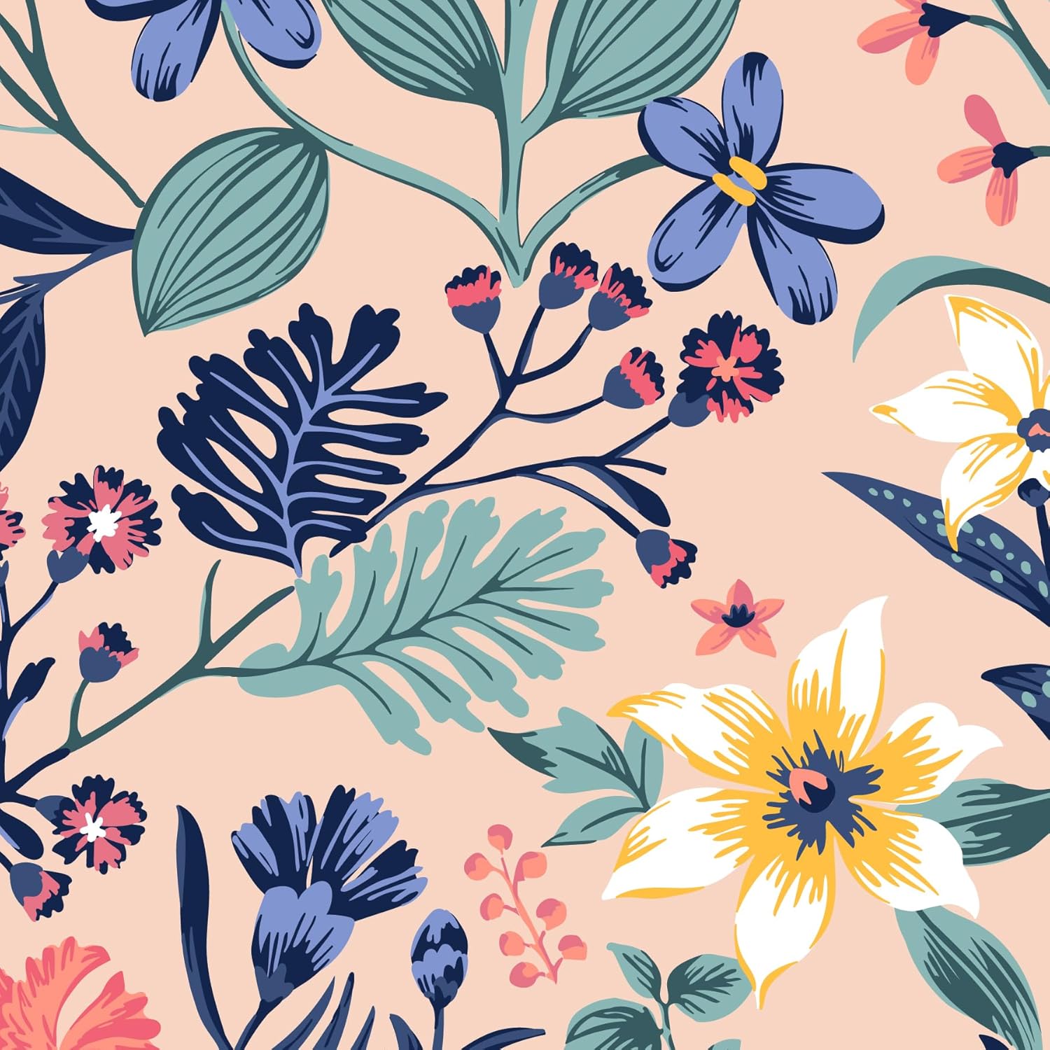 Vera Bradley Cotton Large Travel Duffel Bag, Paradise Coral - Image 5