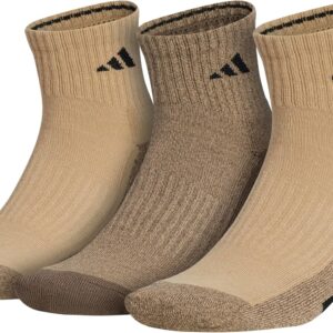 adidas Men's Cushioned 3.0 Color 3-Pair Pack Quarter DISCONTINUED