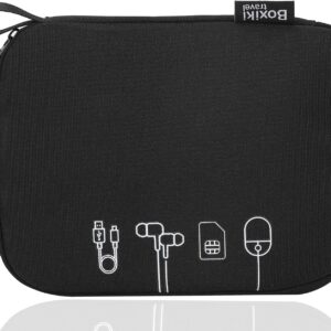 Digital Accessory Pouch – Portable Travel Organizer Bag for Cables, Chargers, Earphones, Power Banks & Tech Gadgets – Water Repellent Zipper Storage Case for Men & Women
