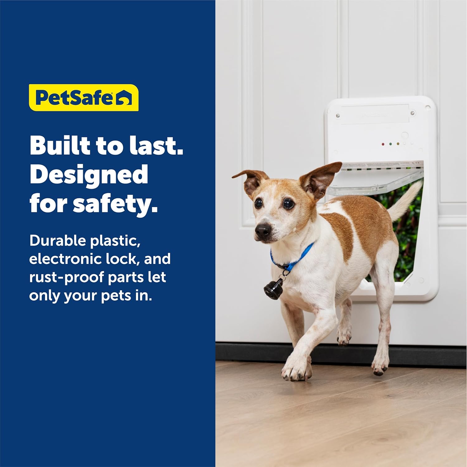 PetSafe Electronic Pet Door - Rust-Proof Programmable Smart Collar-Activated Dog or Cat Entry - Easy Installation & Space-Saving Design - Small - Fits Pets Up to 15 lb - Image 5