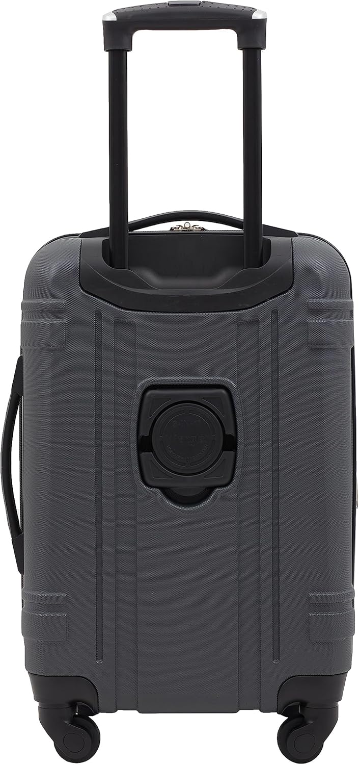 Wrangler Astral Hardside Luggage, Dark Shadow, 22-Inch Carry-On - Image 7