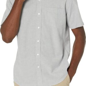 Amazon Essentials Oxford Shirts for Men - Regular-Fit, Short-Sleeve