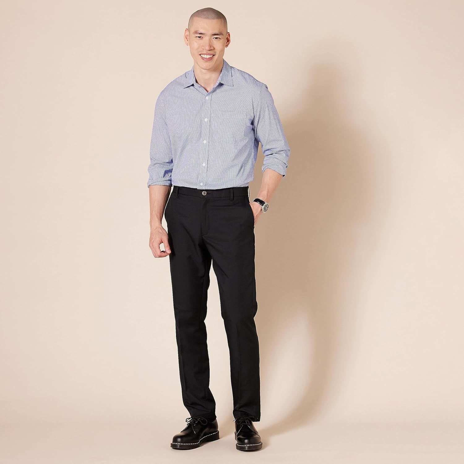 Amazon Essentials Men's Slim-Fit Flat-Front Dress Pant - Image 5