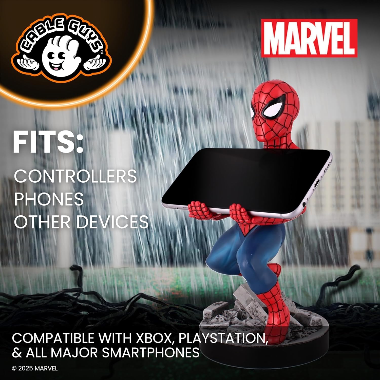 Cable Guys - Spider-Man Classic Accessory Holder for Gaming Controllers and Smartphones (Electronic Games////) - Image 6
